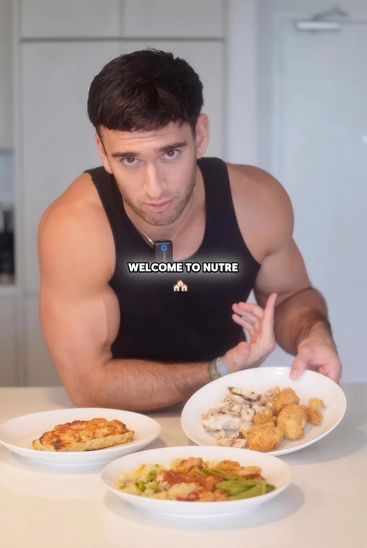 Jaden Levin welcoming you to Nutre with chef-made meals, from his partnership video